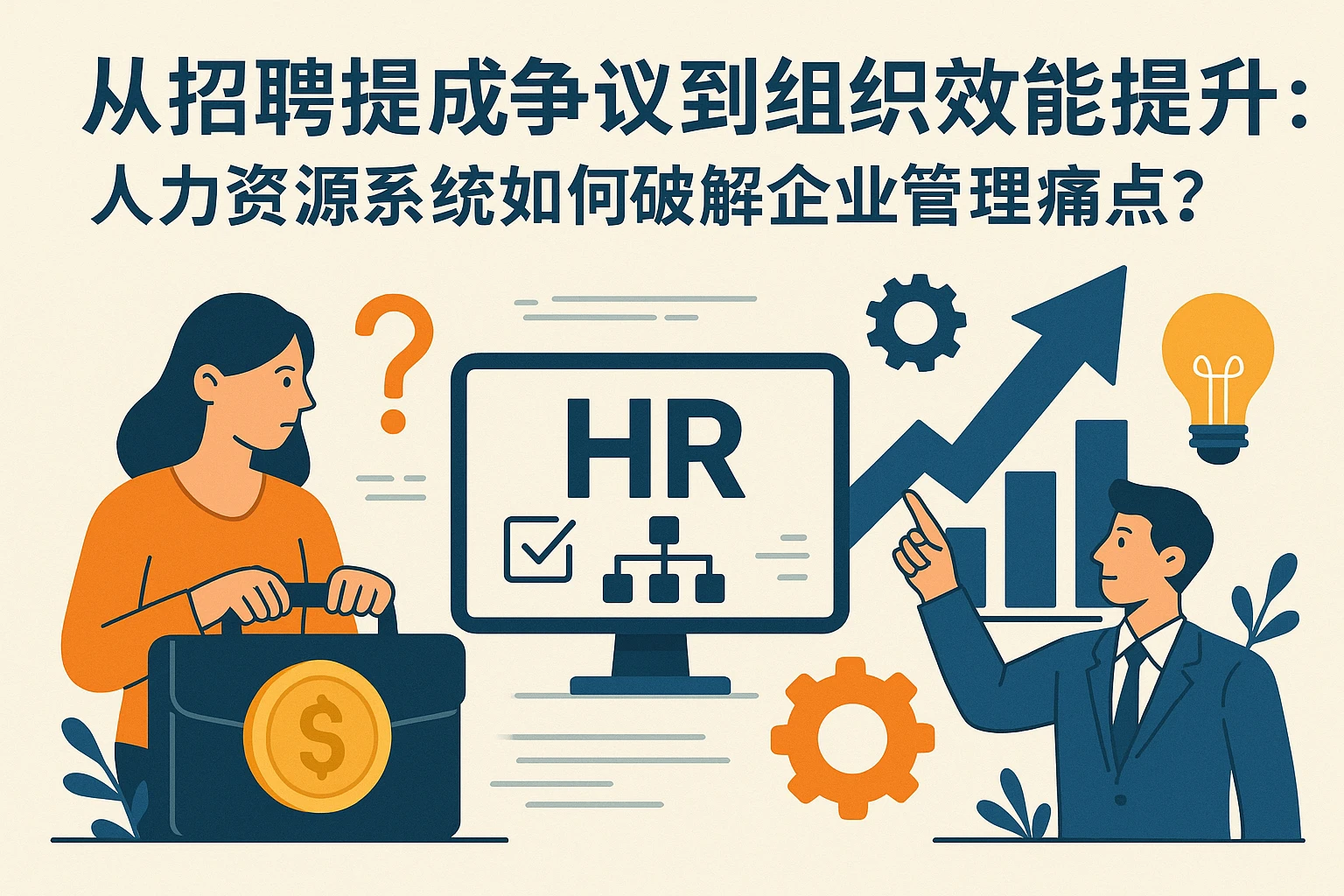 从招聘提成争议到组织效能提升：人力资源系统如何破解企业管理痛点？