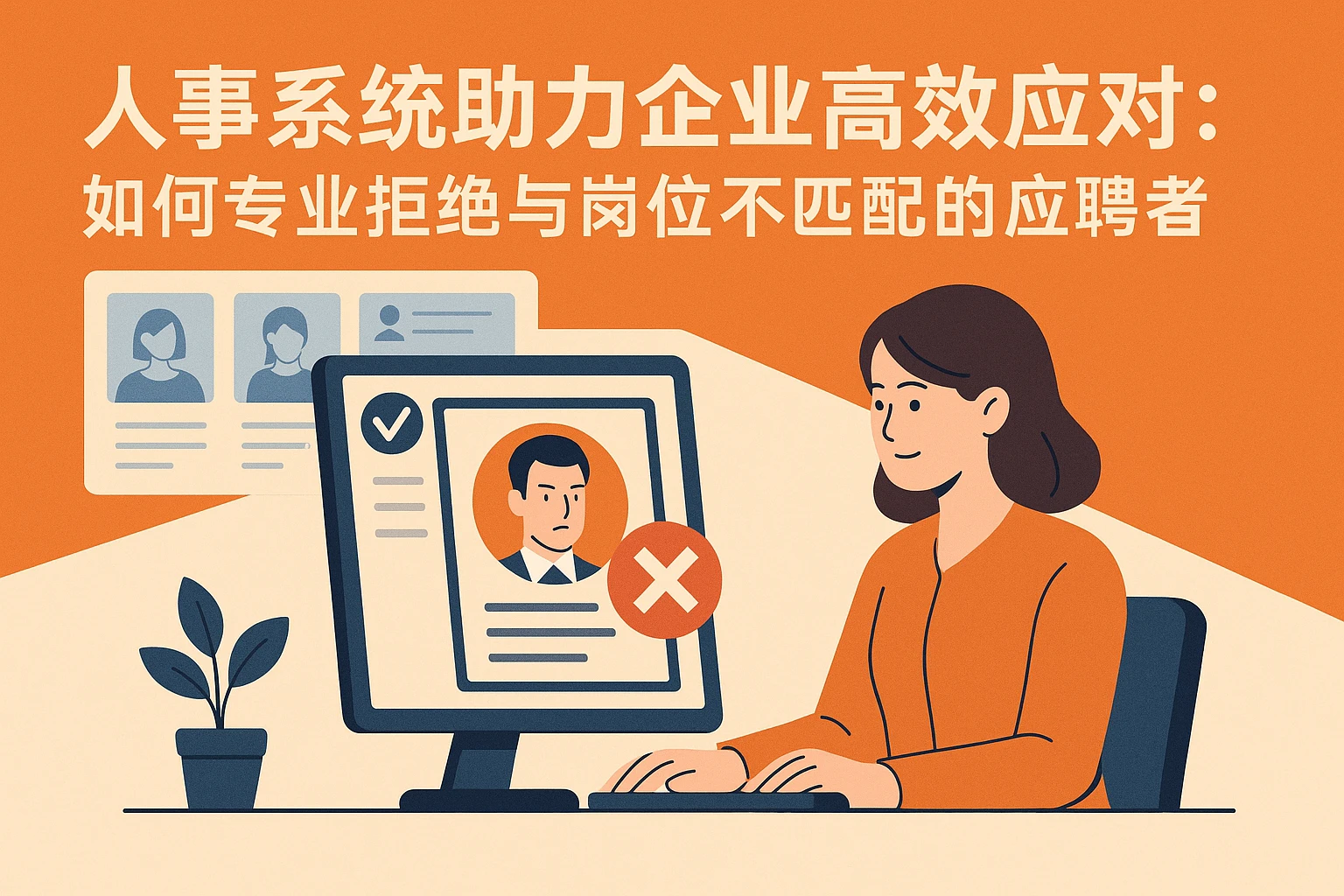 人事系统助力企业高效应对：如何专业拒绝与岗位不匹配的应聘者