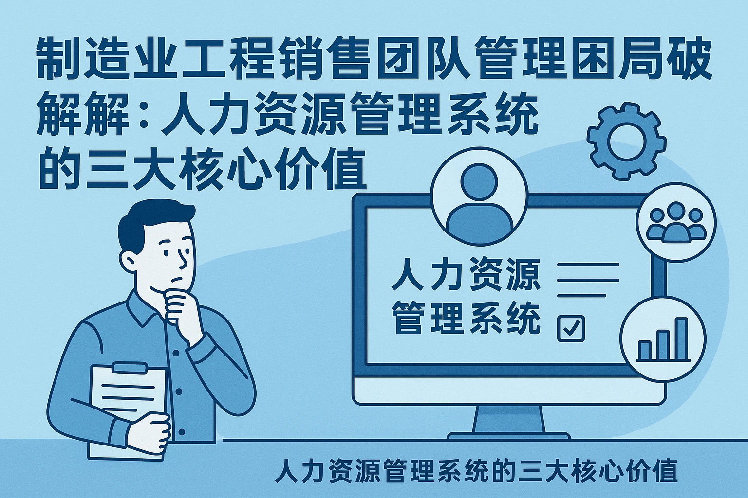 制造业工程销售团队管理困局破解：人力资源管理系统的三大核心价值