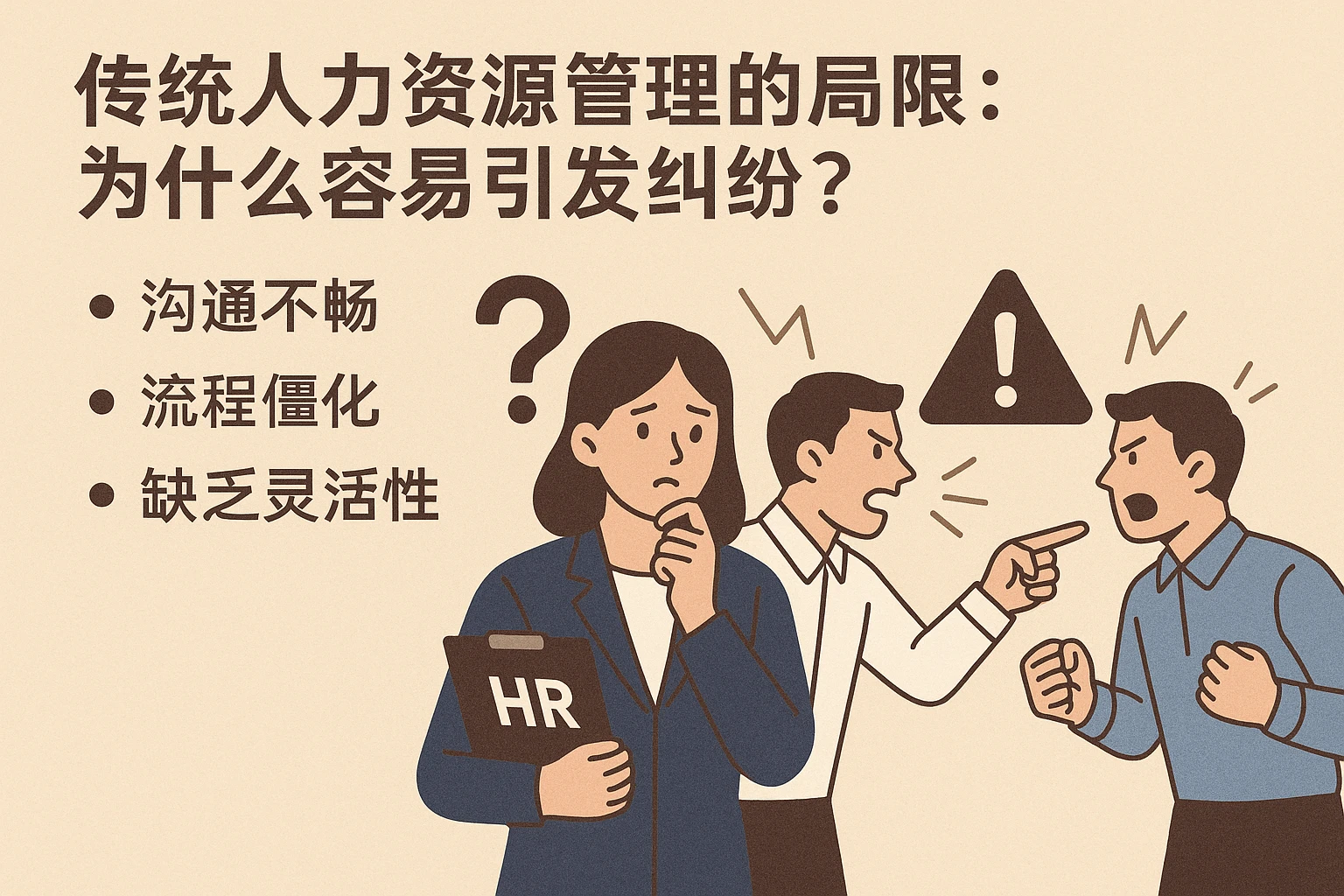 1.2 传统人力资源管理的局限：为什么容易引发纠纷？