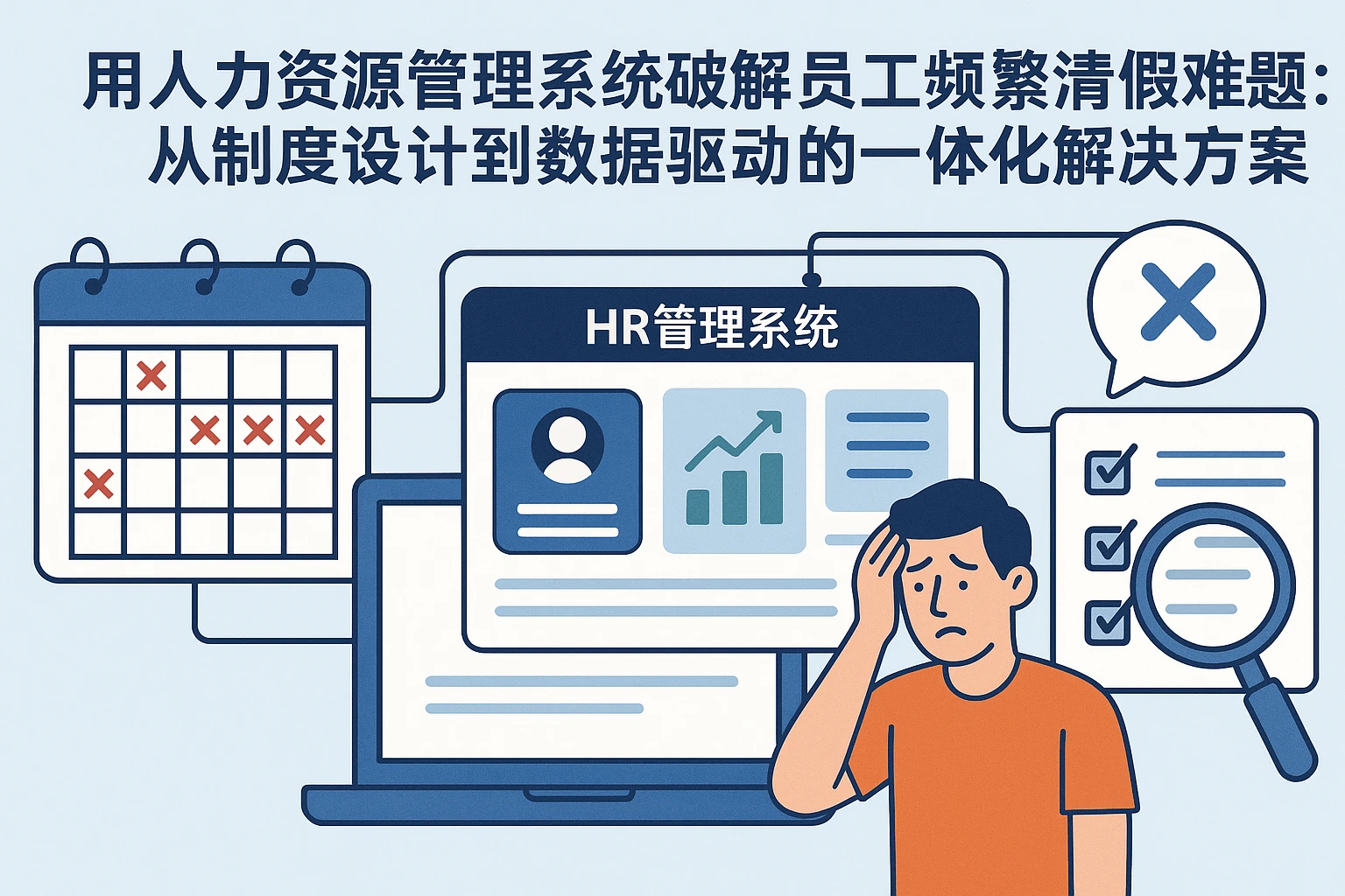 用人力资源管理系统破解员工频繁请假难题：从制度设计到数据驱动的一体化解决方案