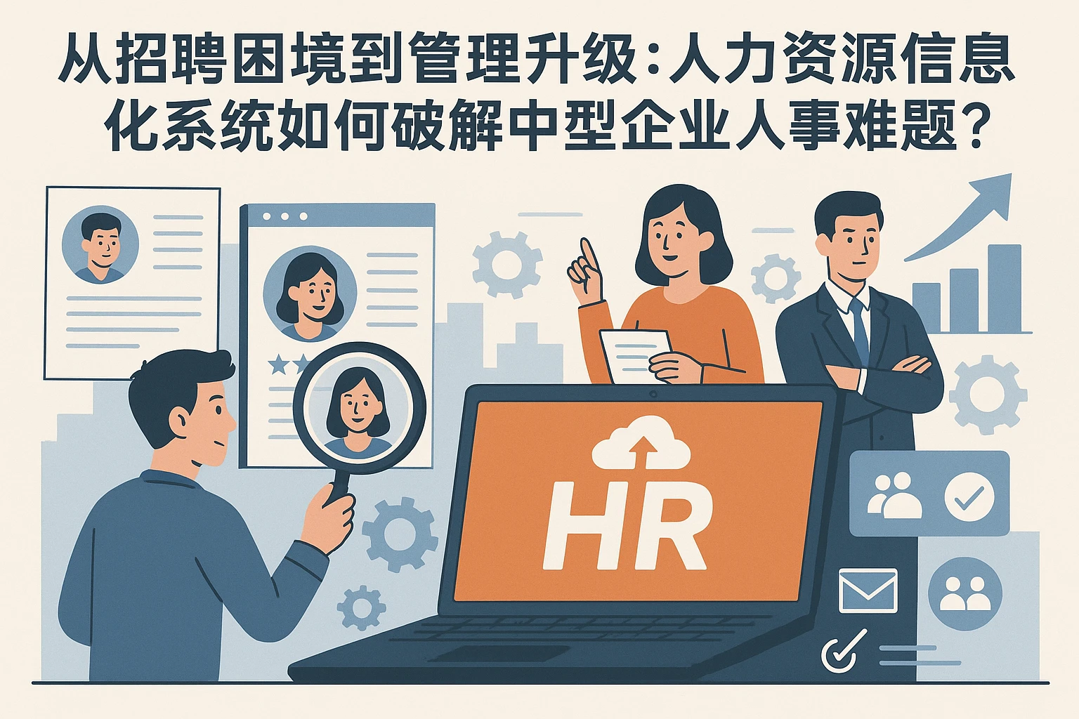 从招聘困境到管理升级：人力资源信息化系统如何破解中型企业人事难题？