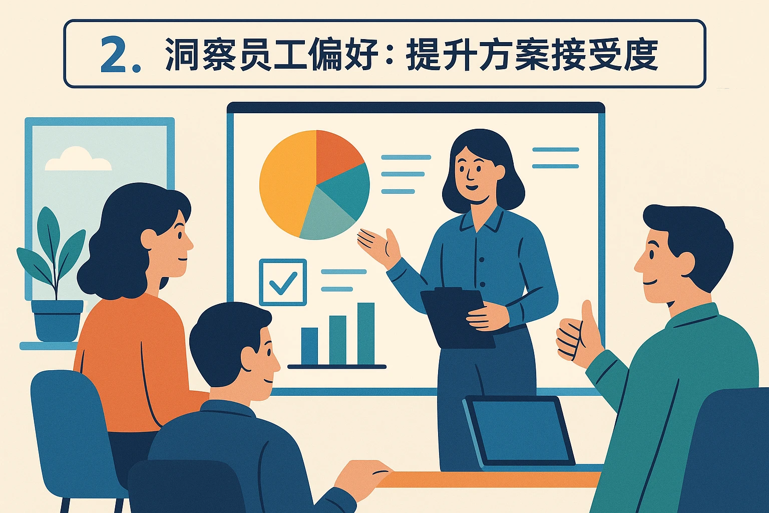 2. 洞察员工偏好：提升方案接受度