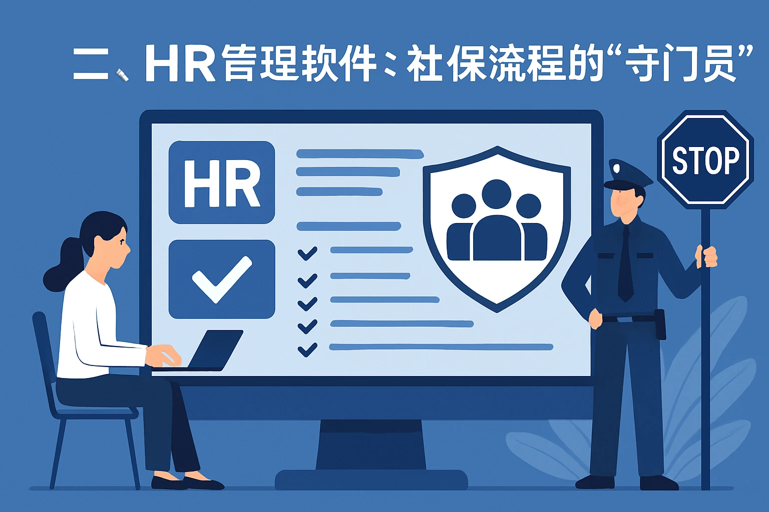 二、HR管理软件：社保流程的“守门员”