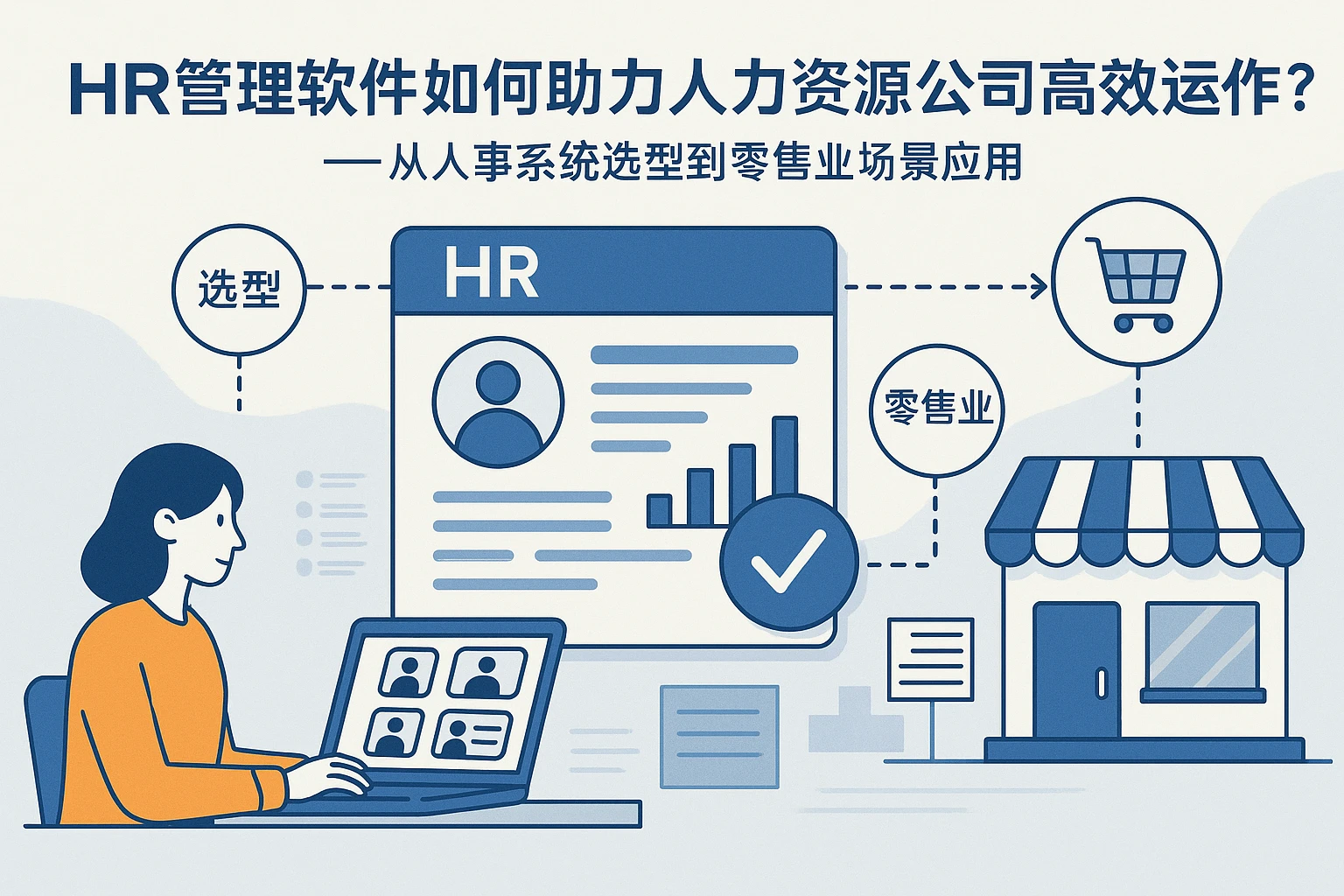 HR管理软件如何助力人力资源公司高效运作？——从人事系统选型到零售业场景应用