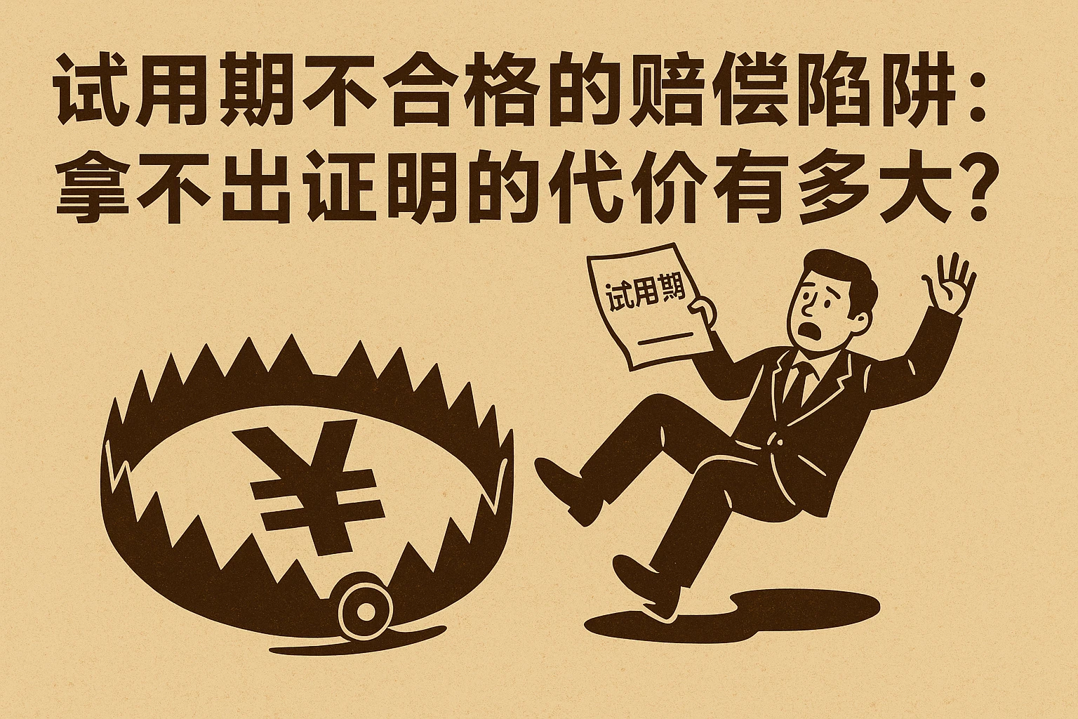 2. 试用期不合格的赔偿陷阱：拿不出证明的代价有多大？