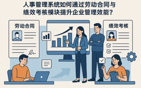 人事管理系统如何通过劳动合同与绩效考核模块提升企业管理效能？