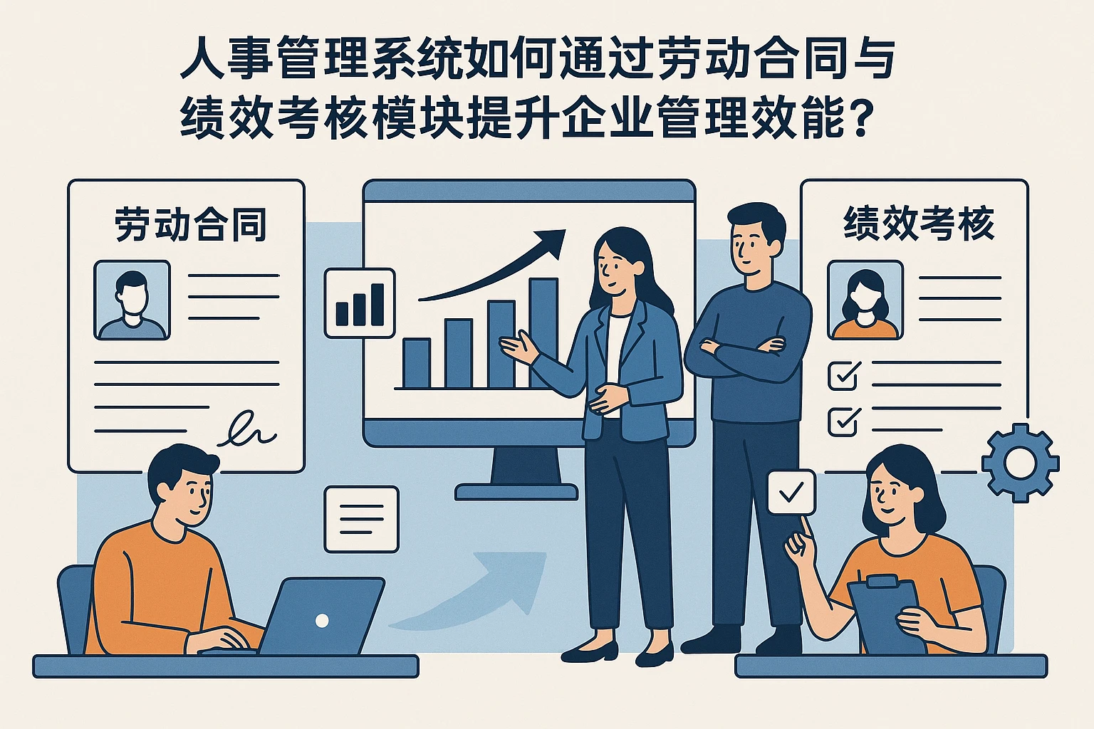 人事管理系统如何通过劳动合同与绩效考核模块提升企业管理效能？