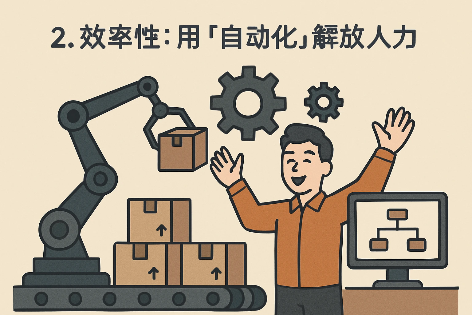 2. 效率性：用“自动化”解放人力