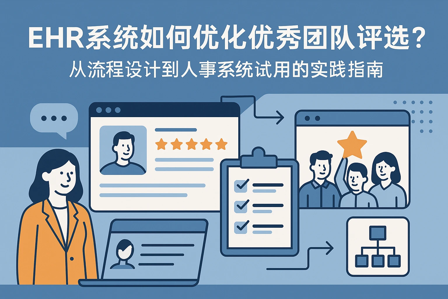EHR系统如何优化优秀团队评选？从流程设计到人事系统试用的实践指南