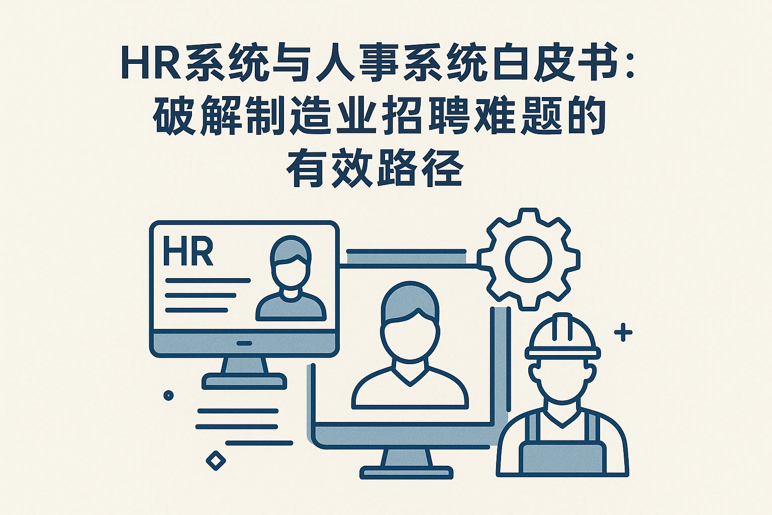 HR系统与人事系统白皮书：破解制造业招聘难题的有效路径