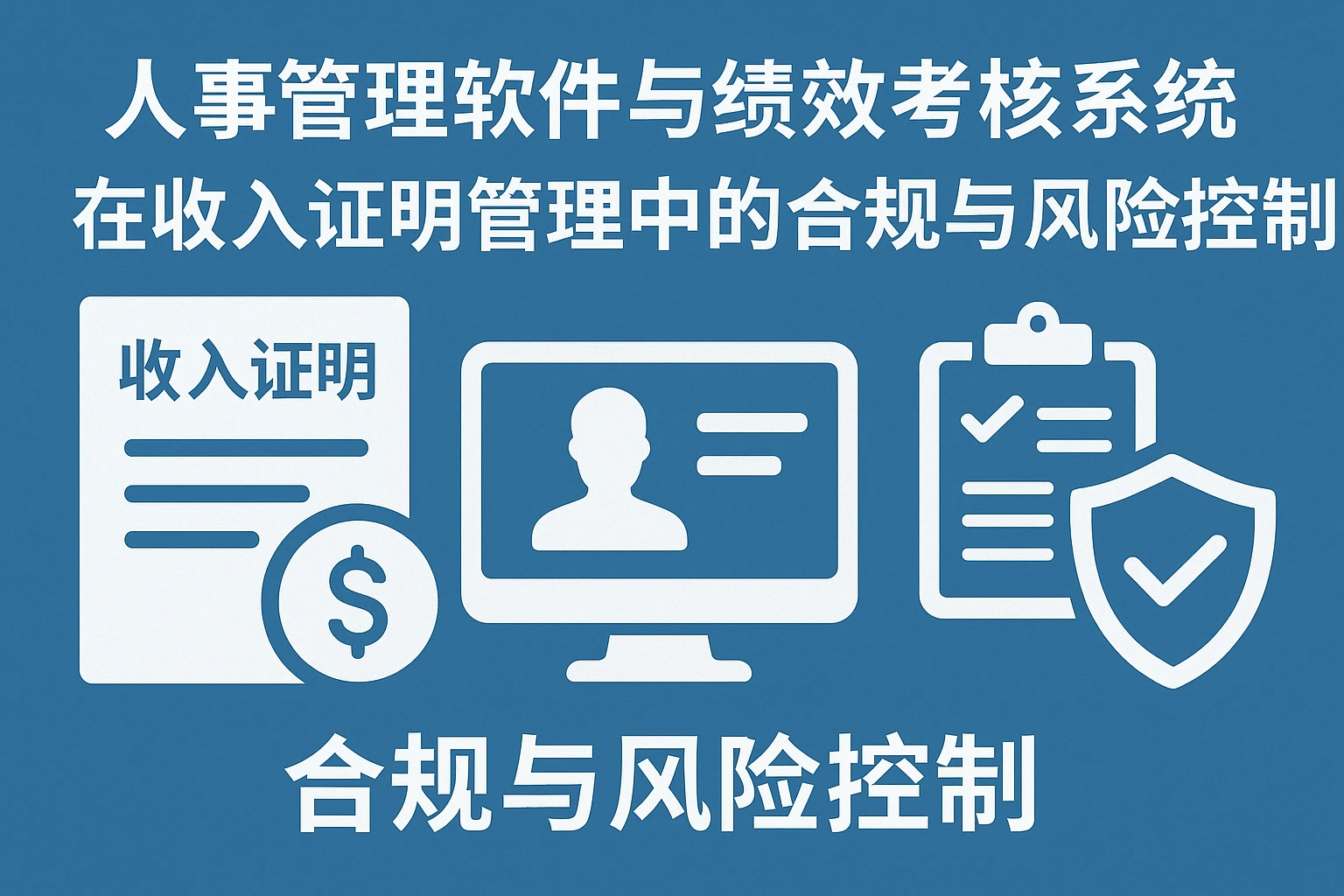 人事管理软件与绩效考核系统在收入证明管理中的合规与风险控制