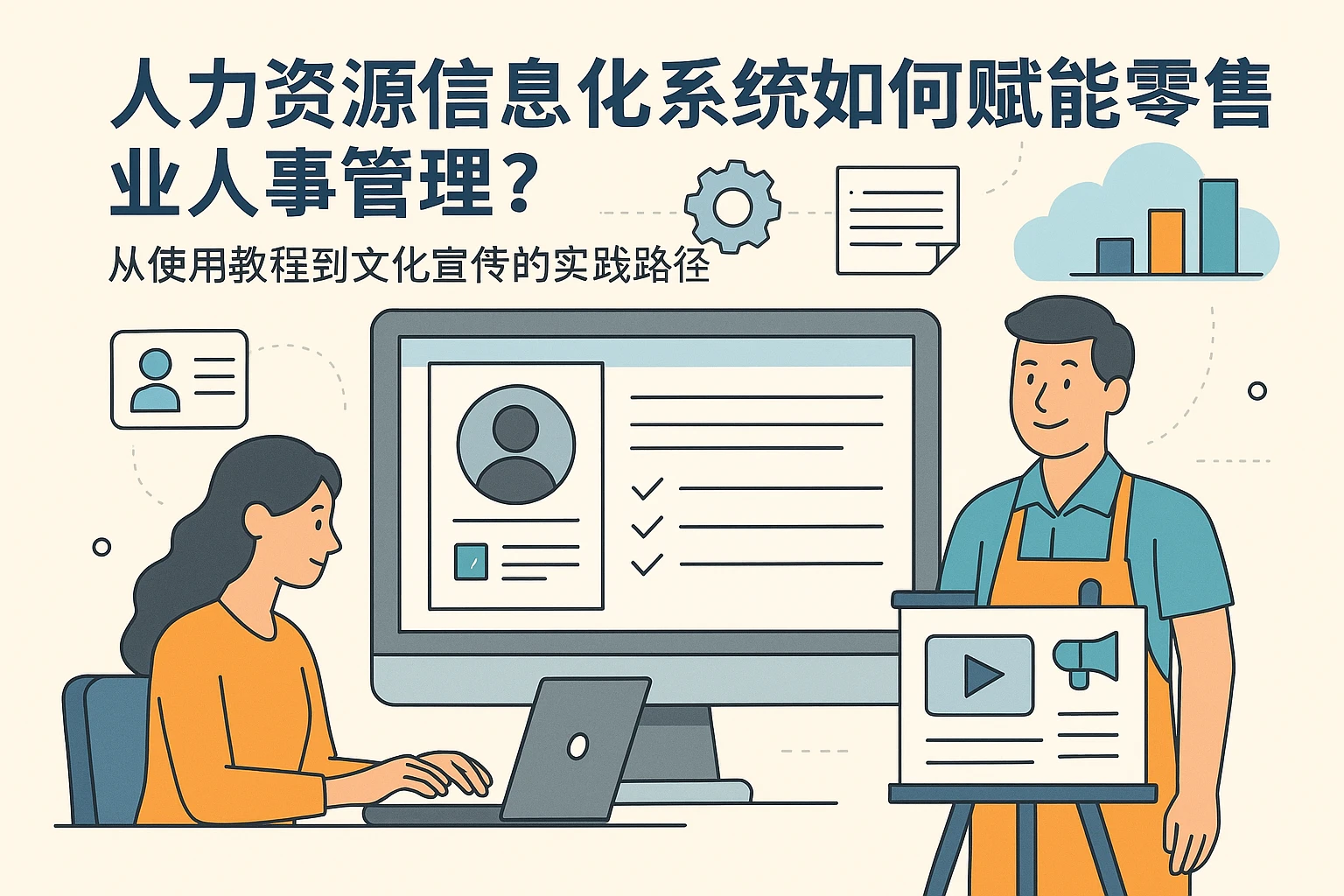 人力资源信息化系统如何赋能零售业人事管理？从使用教程到文化宣传的实践路径