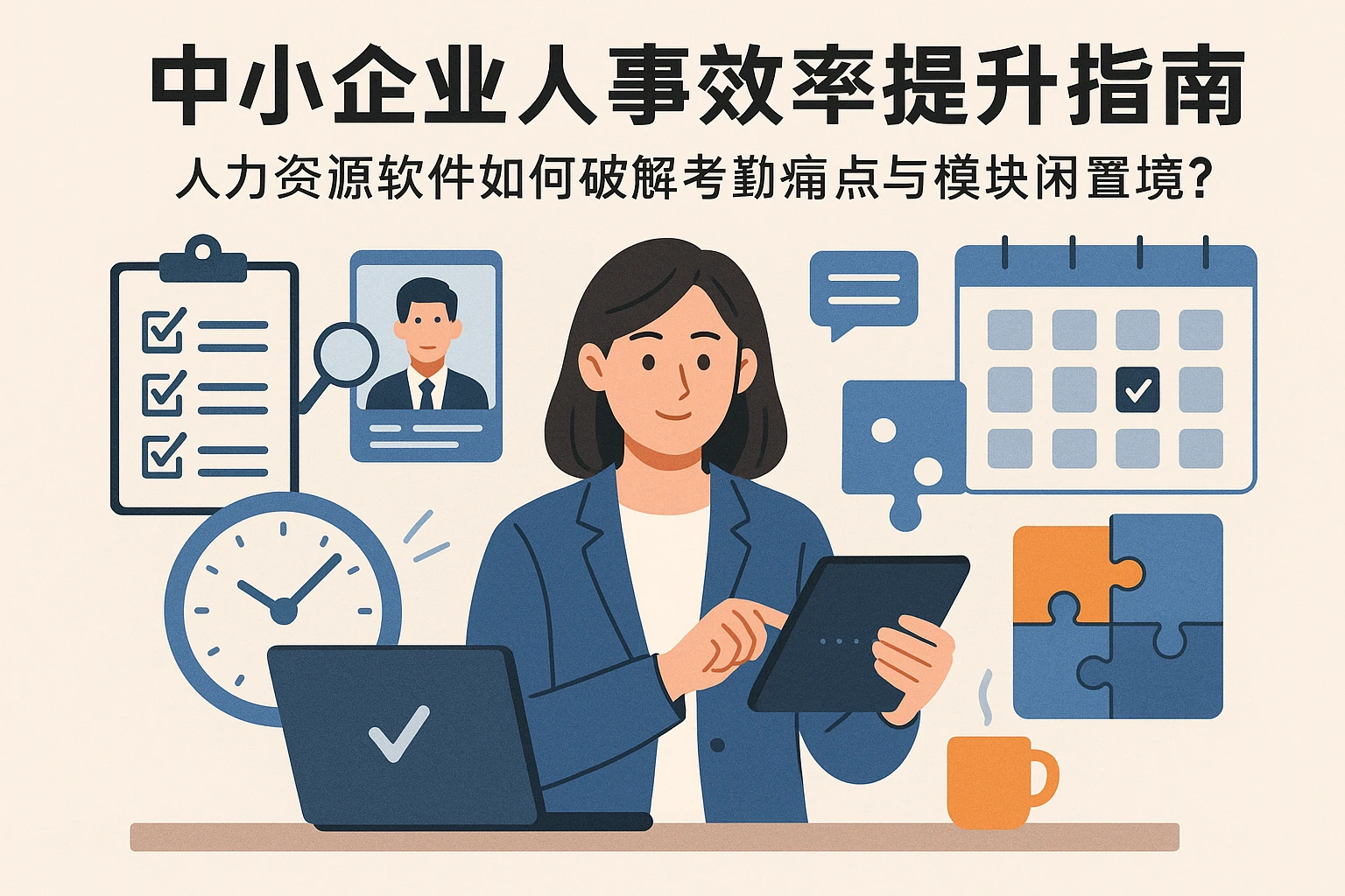 中小企业人事效率提升指南：人力资源软件如何破解考勤痛点与模块闲置困境？