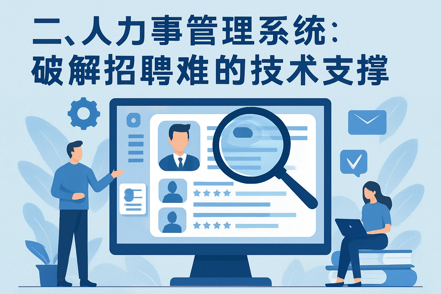 二、人事管理系统：破解招聘难的技术支撑