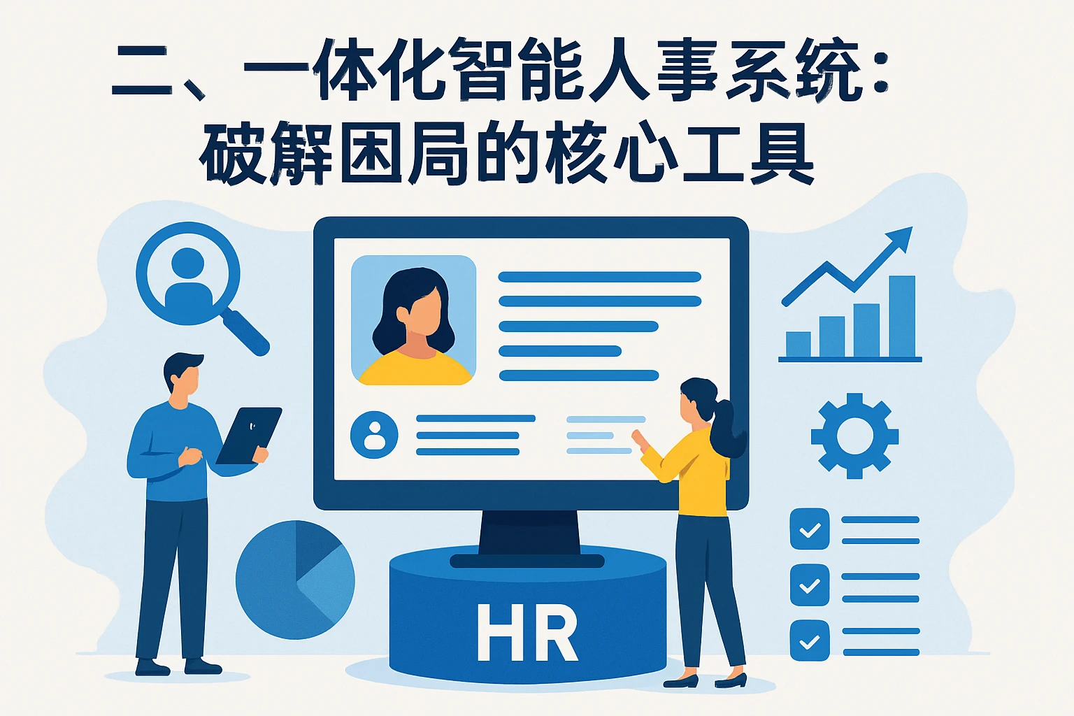 二、一体化智能人事系统：破解困局的核心工具