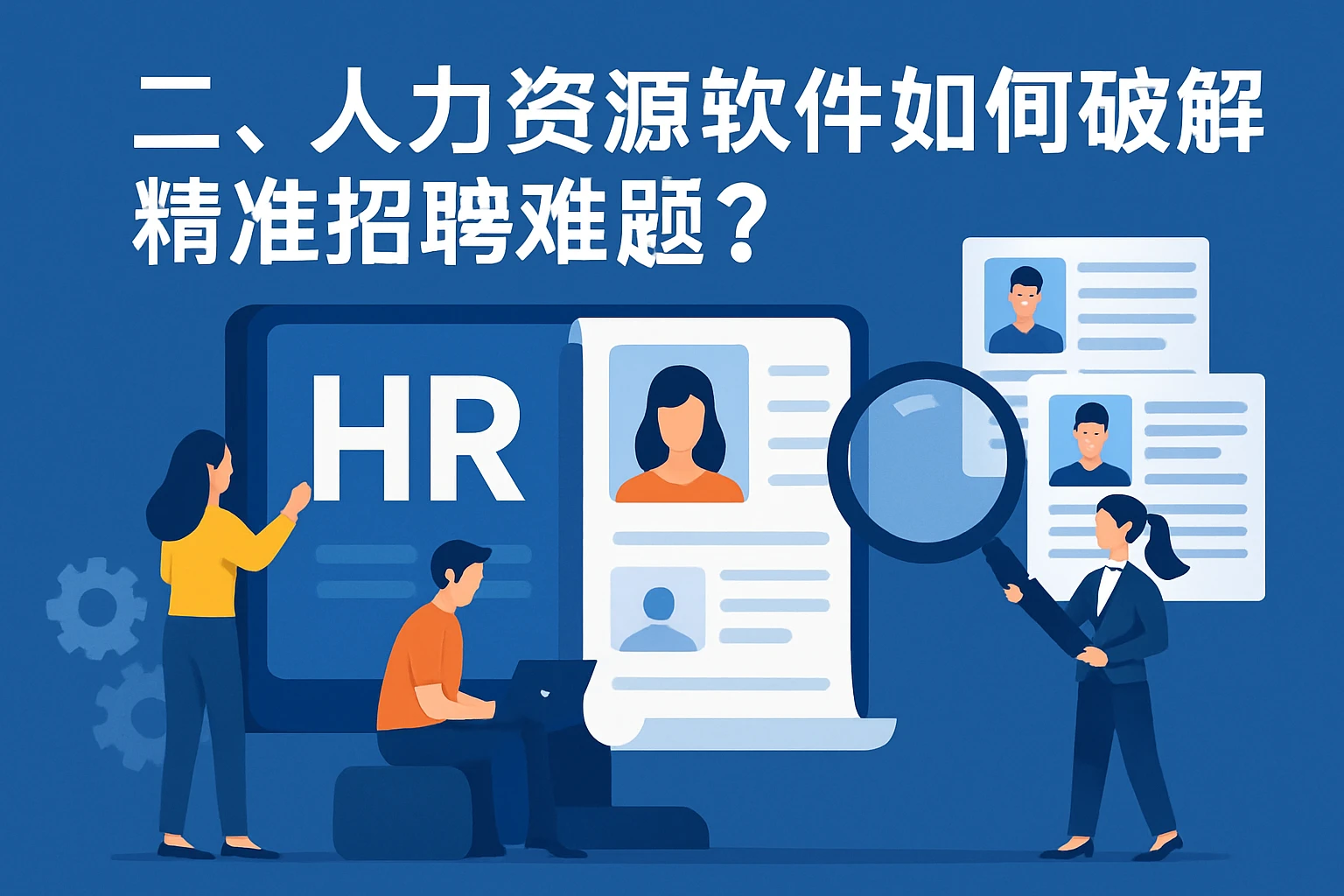 二、人力资源软件如何破解精准招聘难题？