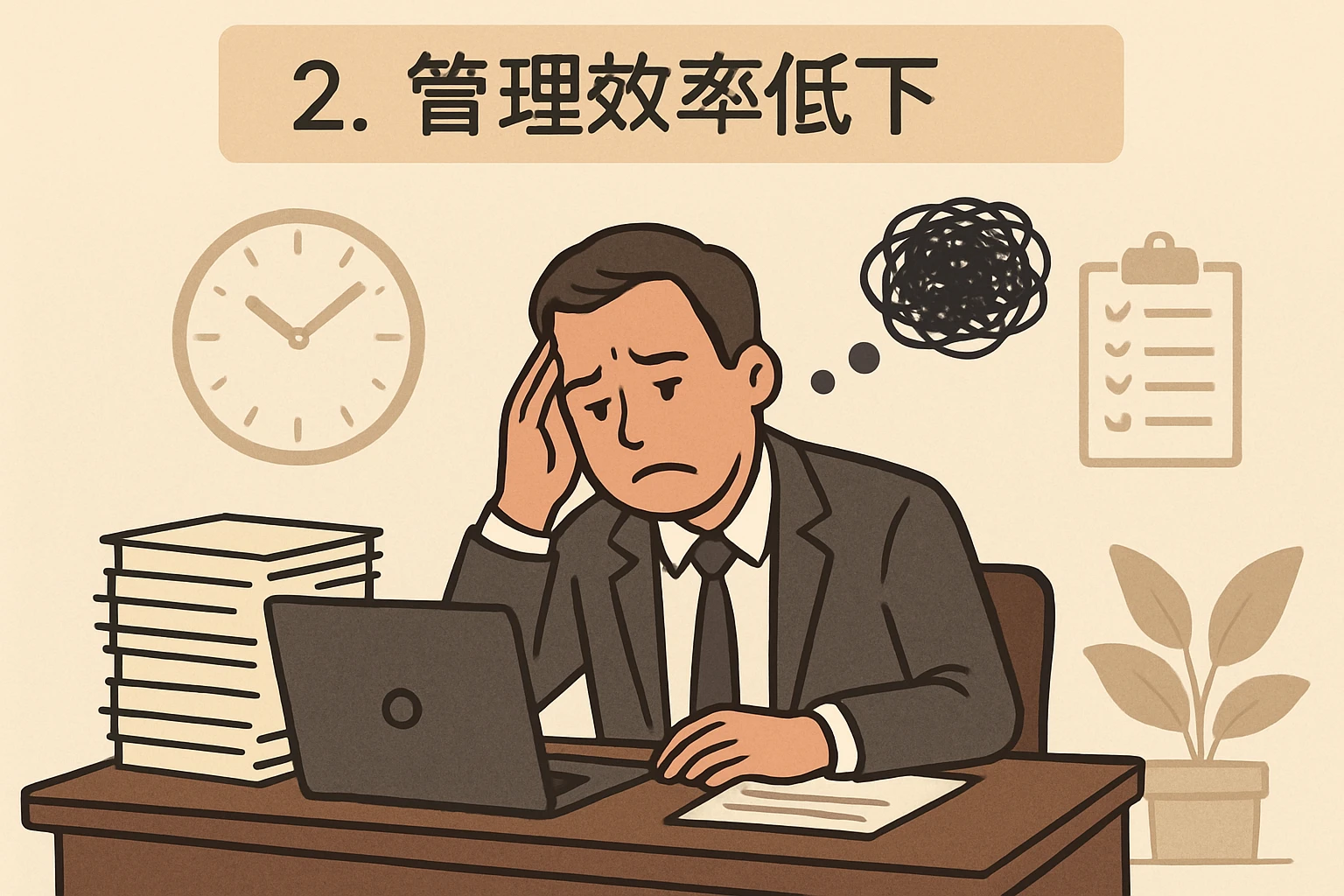 2. 管理效率低下