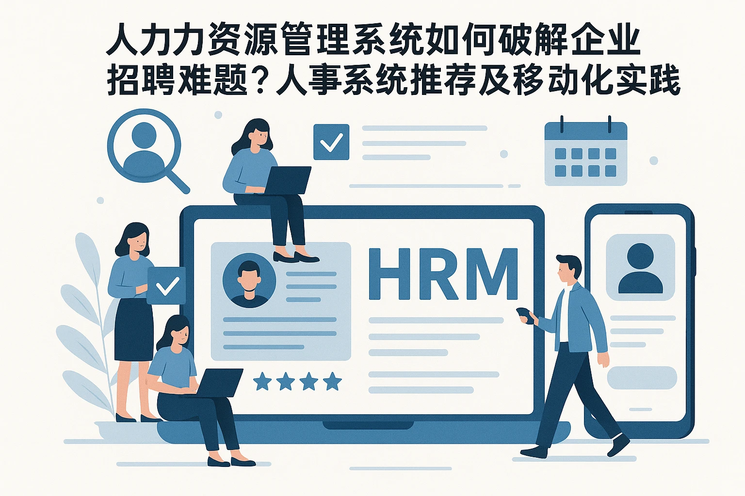 人力资源管理系统如何破解企业招聘难题？人事系统推荐及移动化实践
