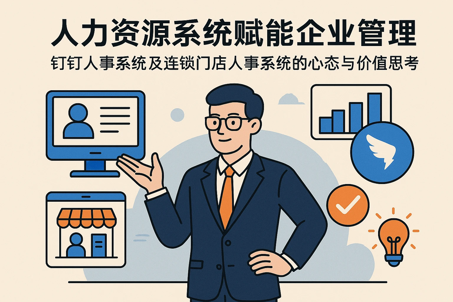 人力资源系统赋能企业管理：钉钉人事系统及连锁门店人事系统的心态与价值思考