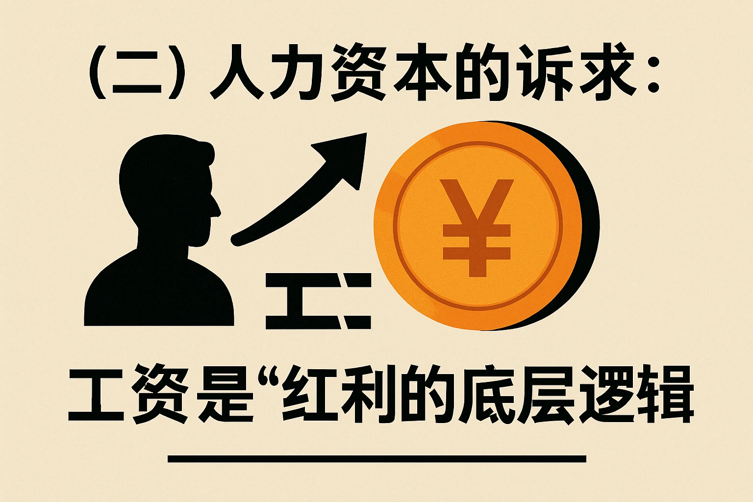 （二）人力资本的诉求：工资是“红利的底层逻辑”