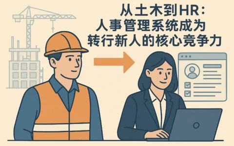 从土木到HR：人事管理系统成为转行新人的核心竞争力