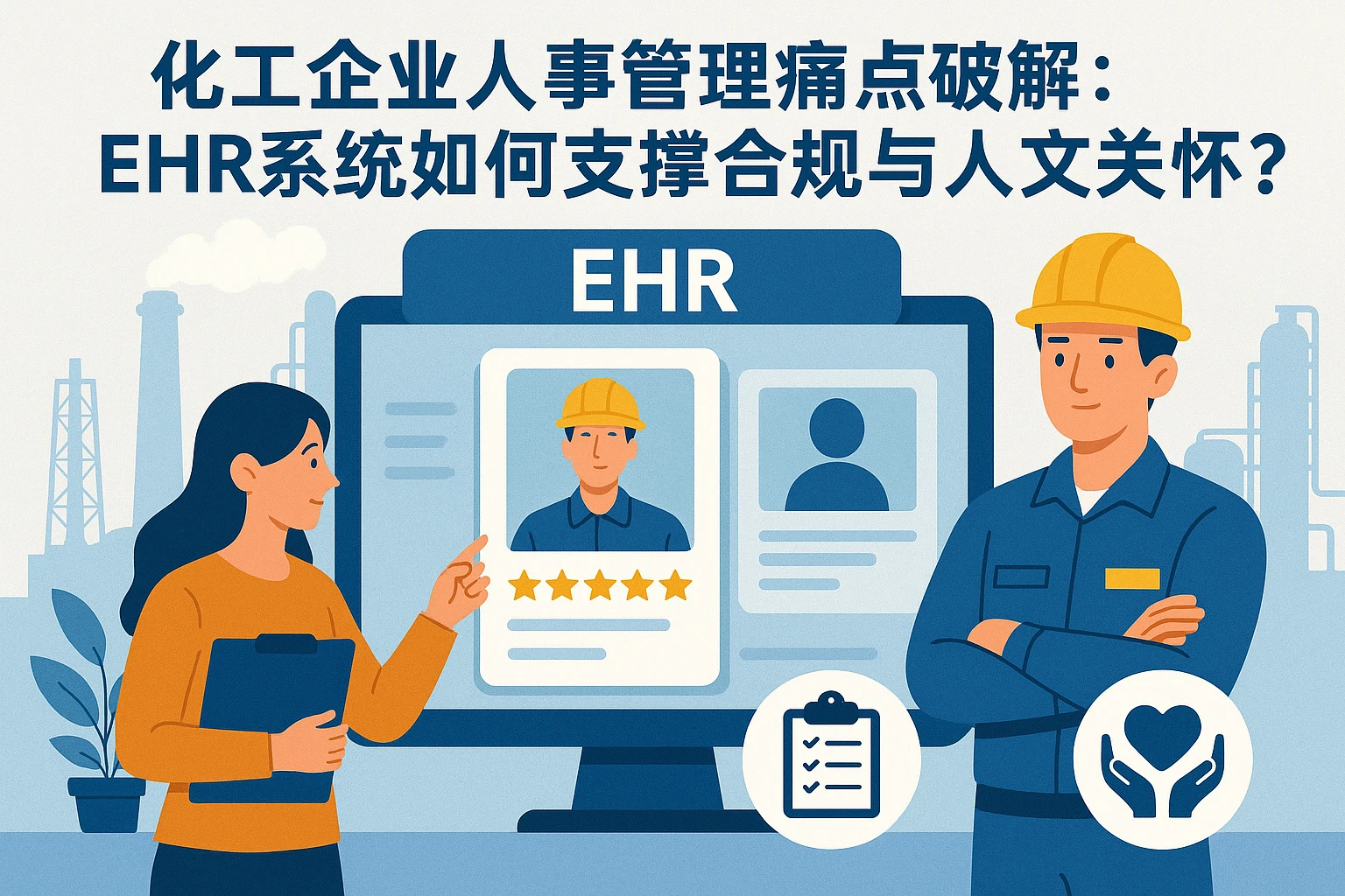 化工企业人事管理痛点破解：EHR系统如何支撑合规与人文关怀？