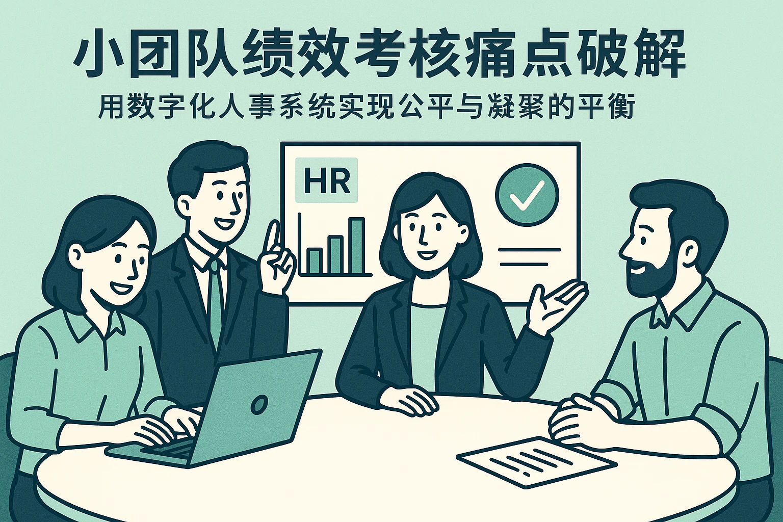小团队绩效考核痛点破解：用数字化人事系统实现公平与凝聚的平衡