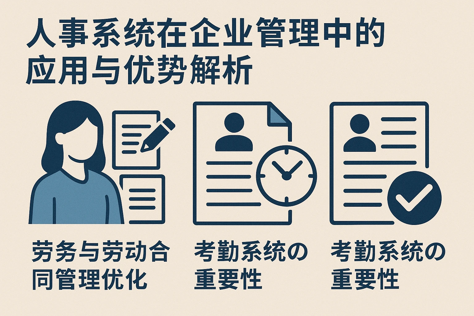 人事系统在企业管理中的应用与优势解析：劳务与劳动合同管理优化及考勤系统的重要性