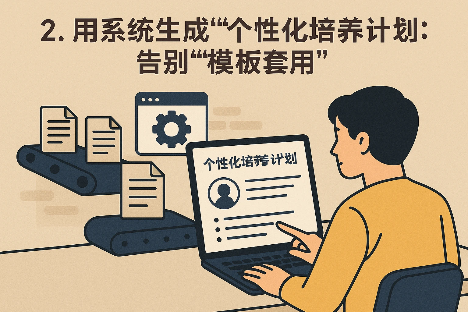 2. 用系统生成“个性化培养计划”：告别“模板套用”
