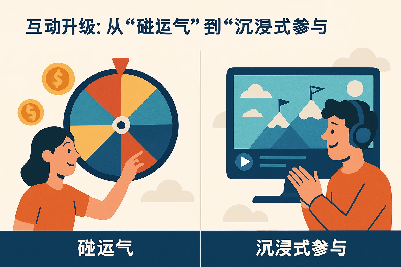 2. 互动升级：从“碰运气”到“沉浸式参与”