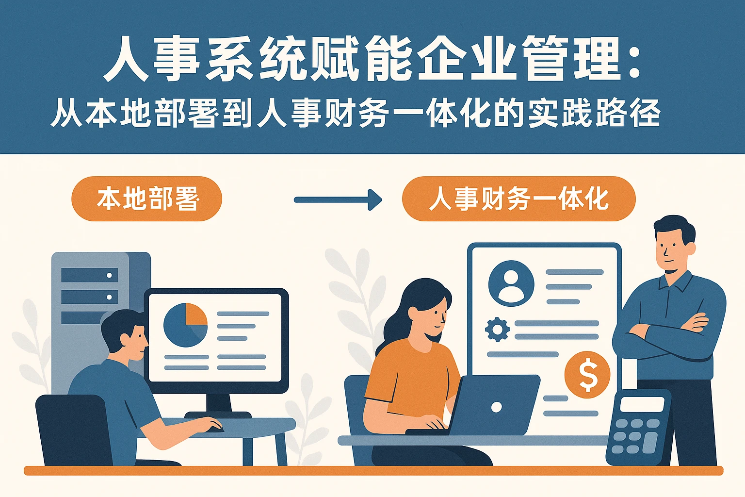 人事系统赋能企业管理：从本地部署到人事财务一体化的实践路径