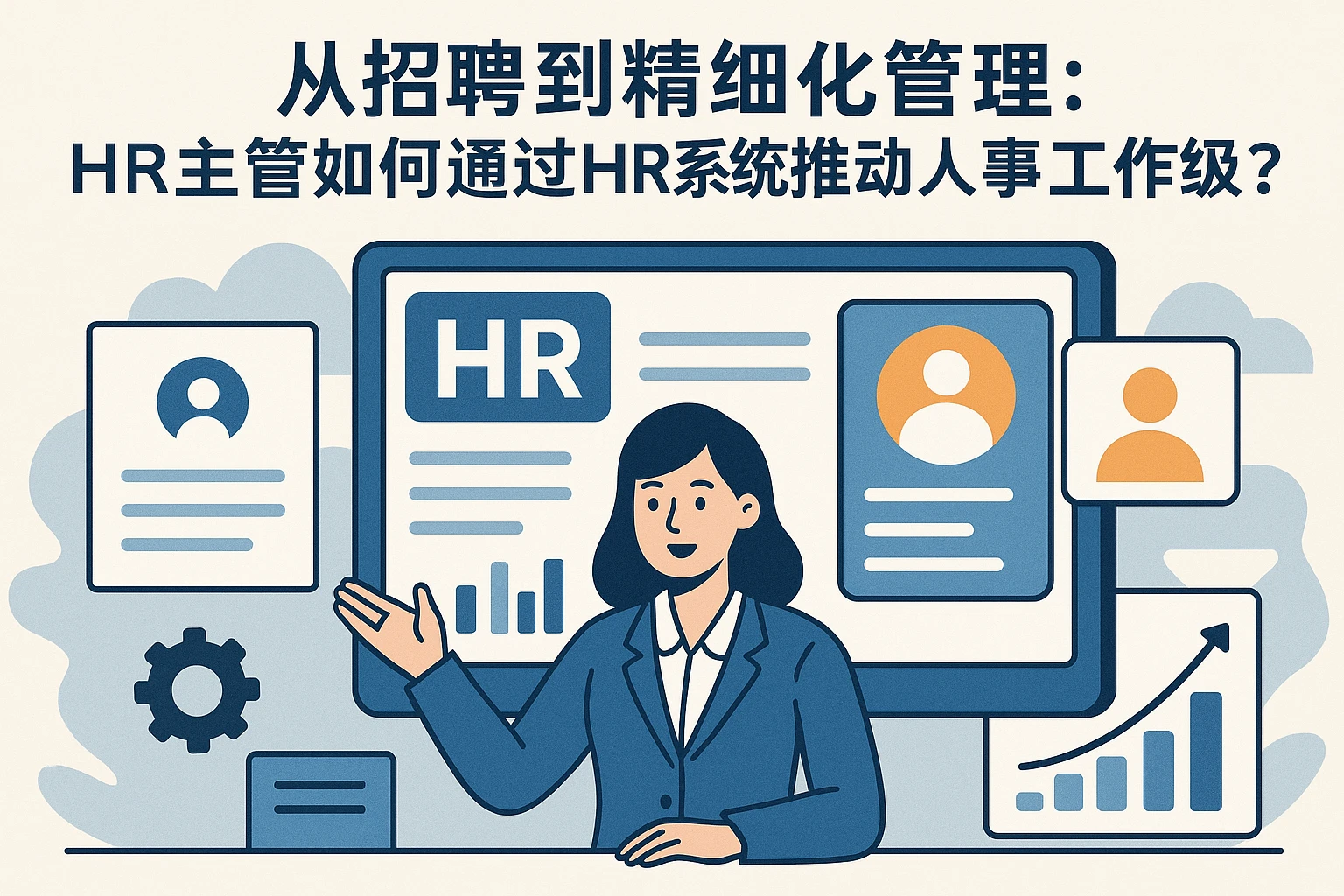 从招聘到精细化管理：HR主管如何通过HR系统推动人事工作升级？