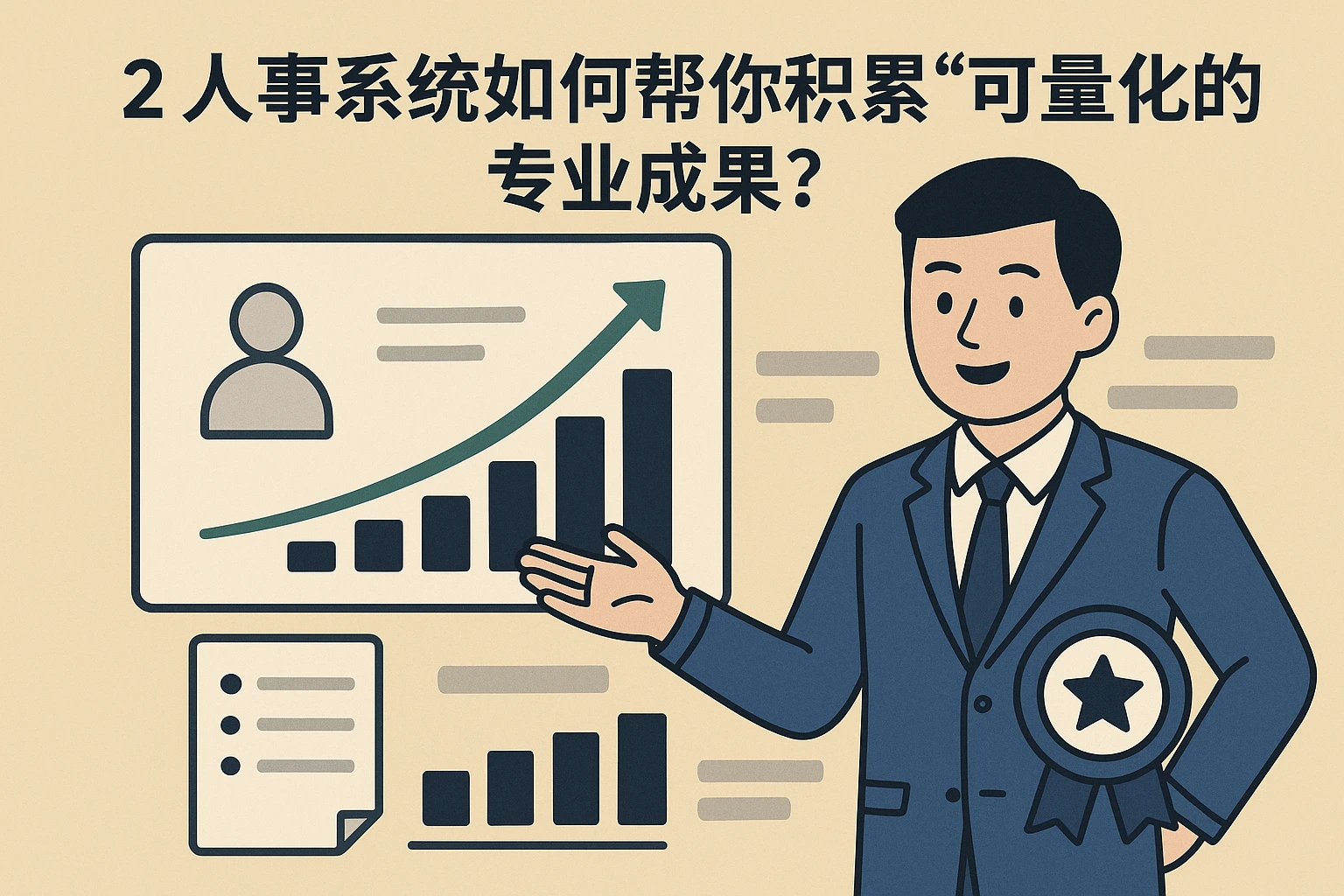 2. 人事系统如何帮你积累“可量化的专业成果”？