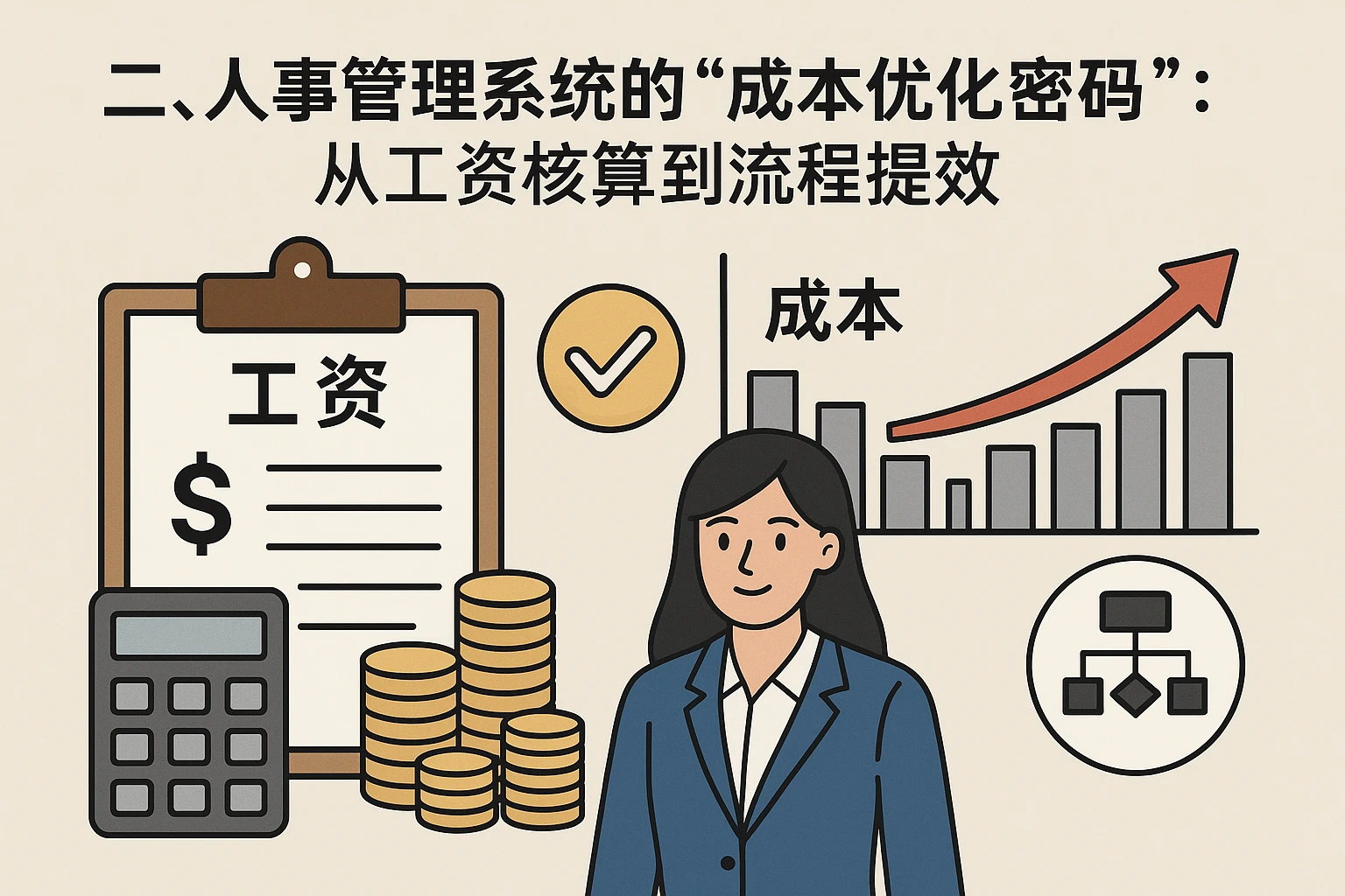 二、人事管理系统的“成本优化密码”：从工资核算到流程提效
