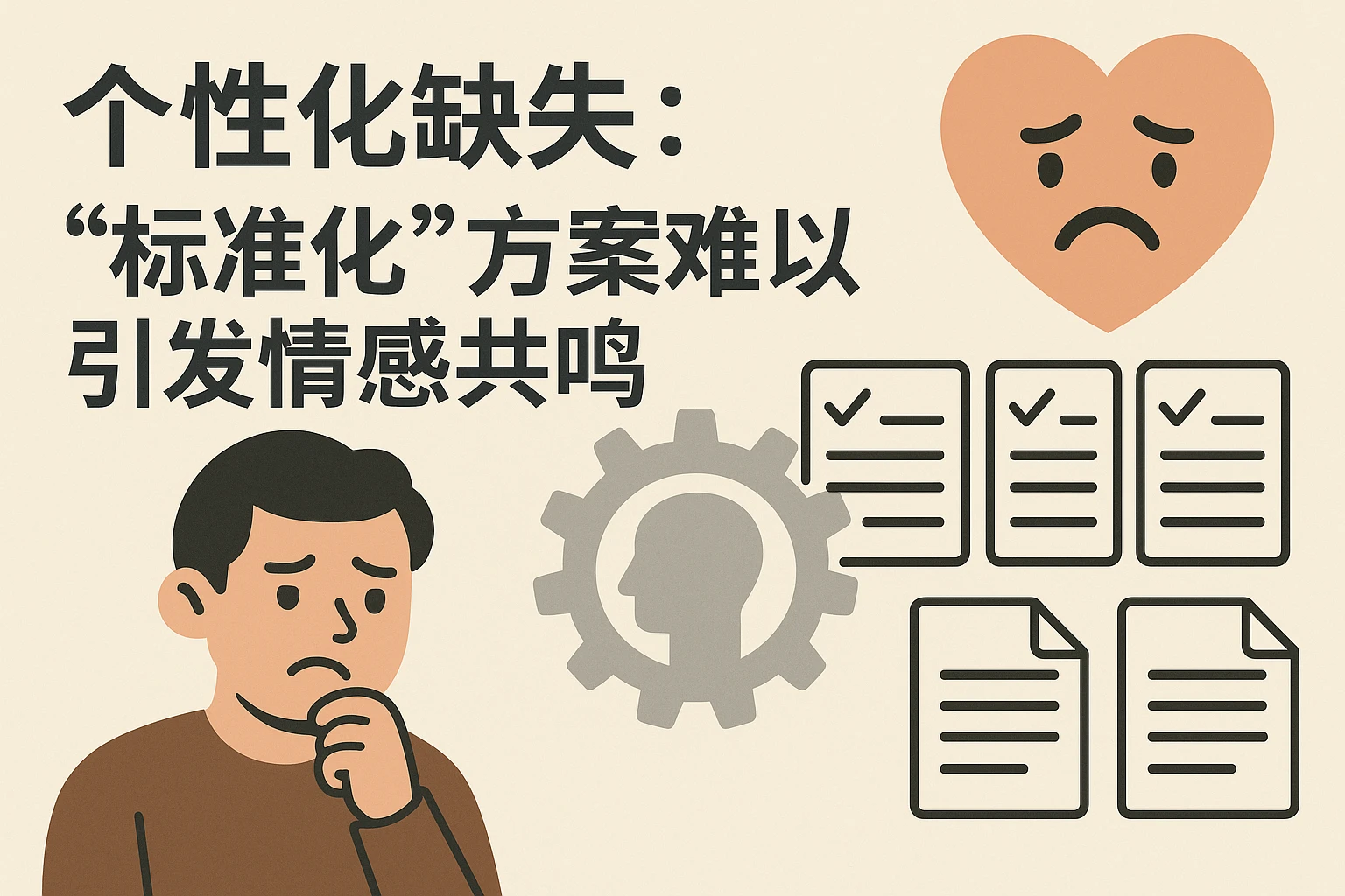 2. 个性化缺失：