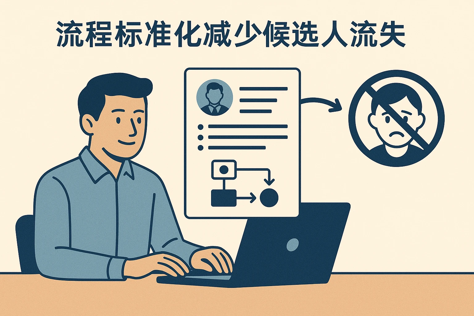 2. 流程标准化减少候选人流失