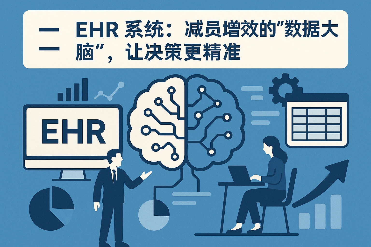 二、EHR系统：减员增效的“数据大脑”，让决策更精准