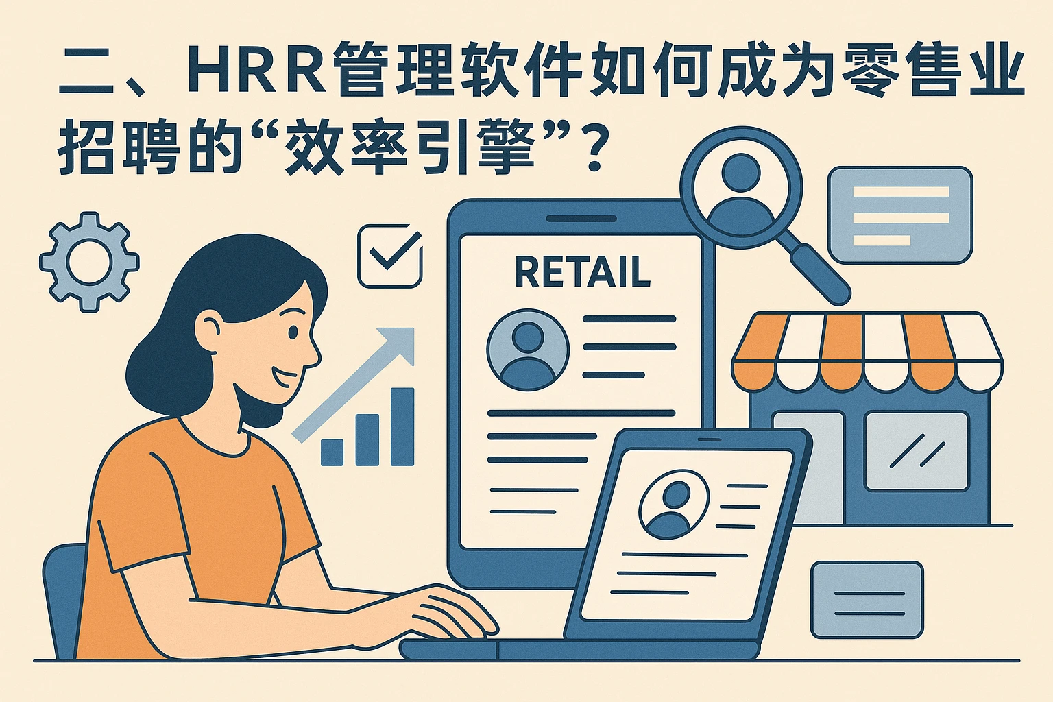 二、HR管理软件如何成为零售业招聘的“效率引擎”？