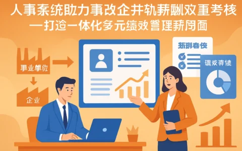 人事系统助力事改企并轨薪酬双重考核——打造一体化多元绩效管理新局面