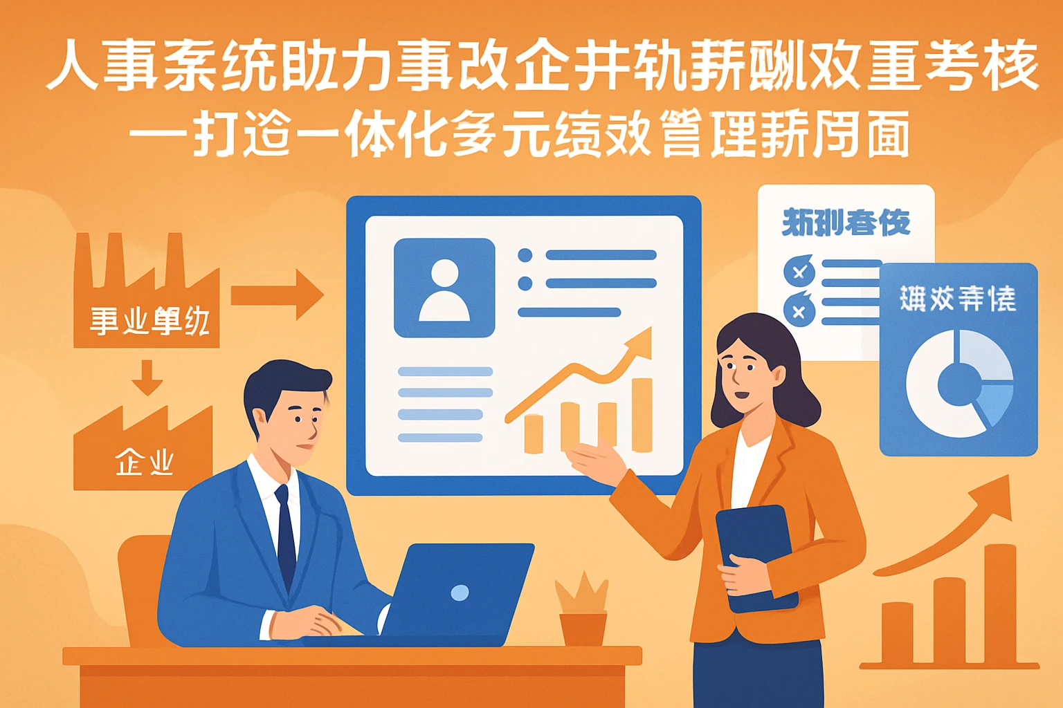 人事系统助力事改企并轨薪酬双重考核——打造一体化多元绩效管理新局面
