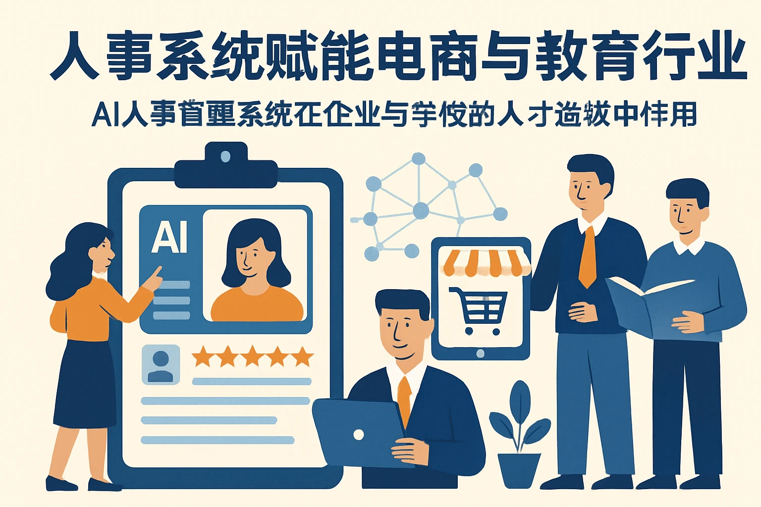 人事系统赋能电商与教育行业变革——AI人事管理系统在企业与学校的人才选拔中的作用