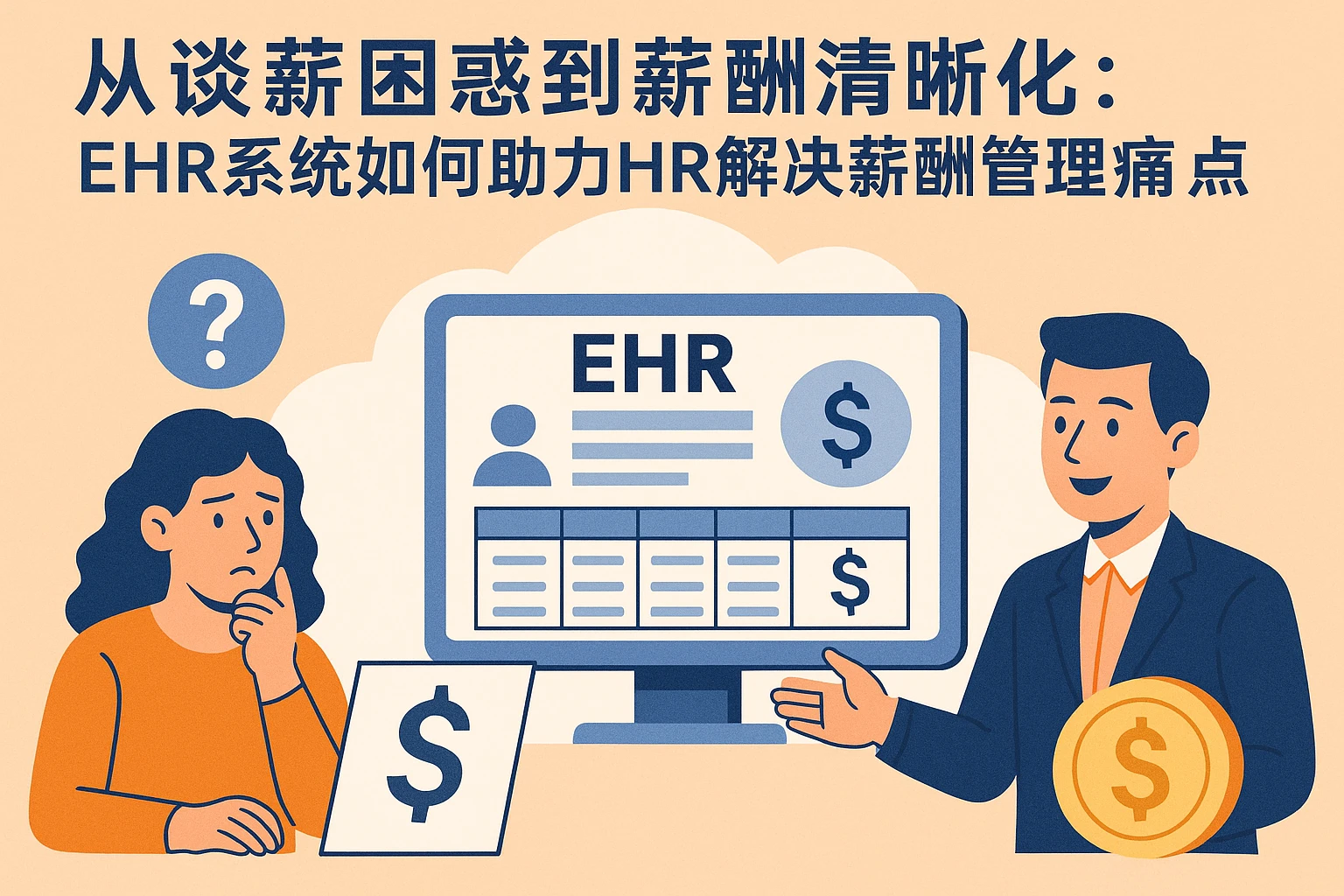 从谈薪困惑到薪酬清晰化：EHR系统如何助力HR解决薪酬管理痛点