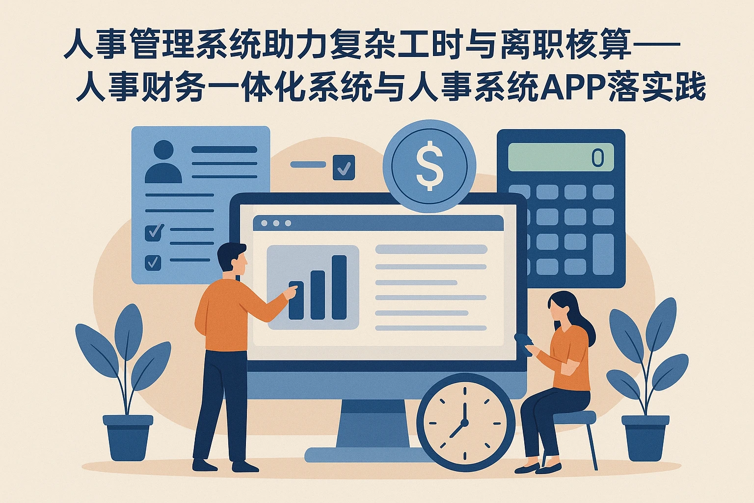 人事管理系统助力复杂工时与离职核算——人事财务一体化系统与人事系统APP落地实践