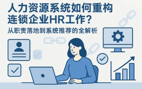 人力资源系统如何重构连锁企业HR工作？从职责落地到系统推荐的全解析