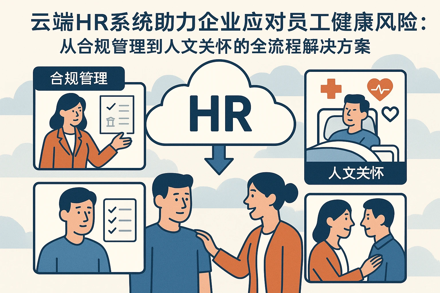 云端HR系统助力企业应对员工健康风险：从合规管理到人文关怀的全流程解决方案