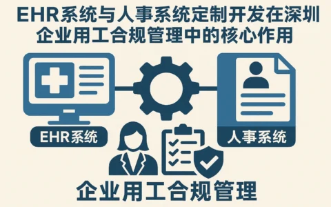 EHR系统与人事系统定制开发在深圳企业用工合规管理中的核心作用