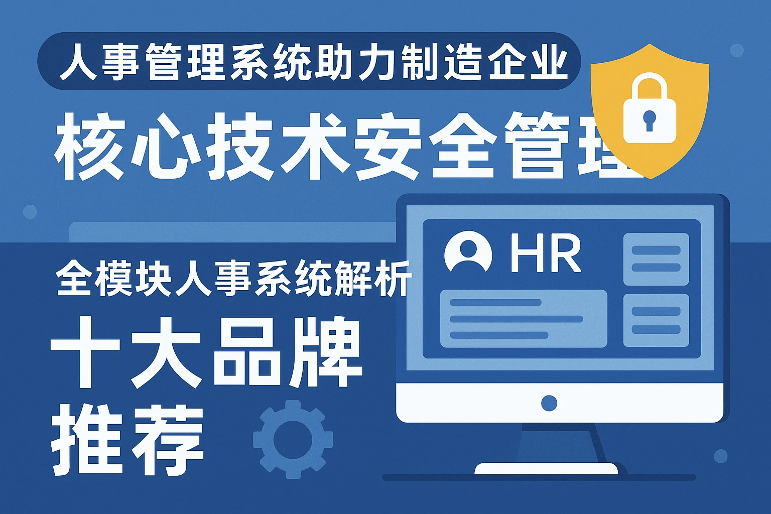 人事管理系统助力制造企业核心技术安全管理——全模块人事系统解析与十大品牌推荐
