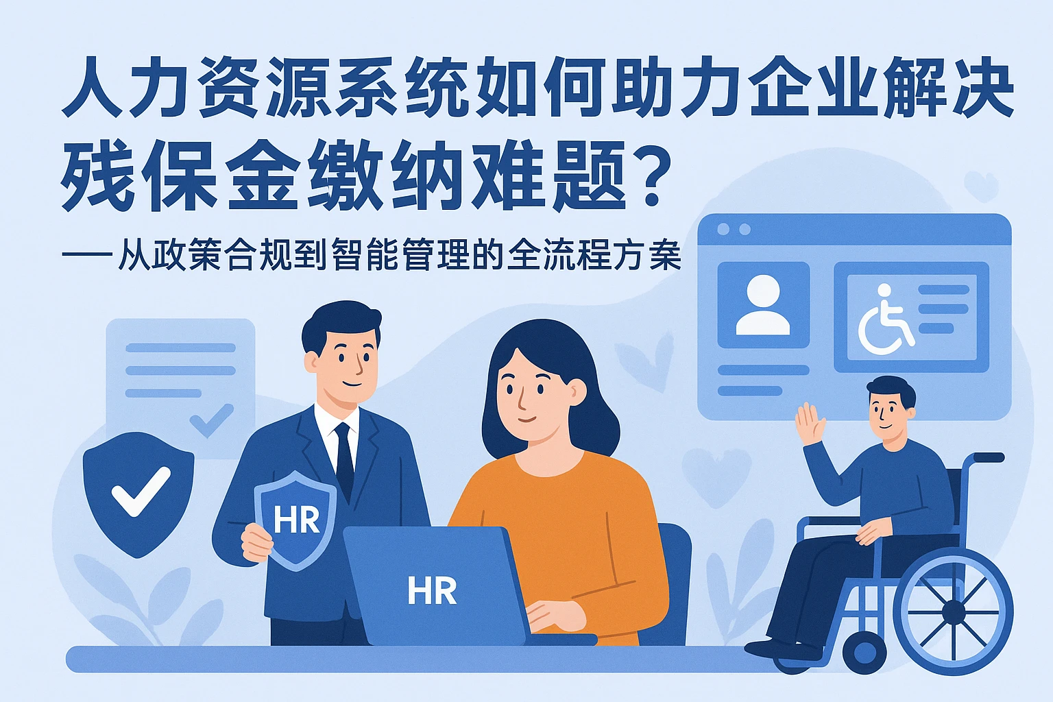 人力资源系统如何助力企业解决残保金缴纳难题？——从政策合规到智能管理的全流程方案
