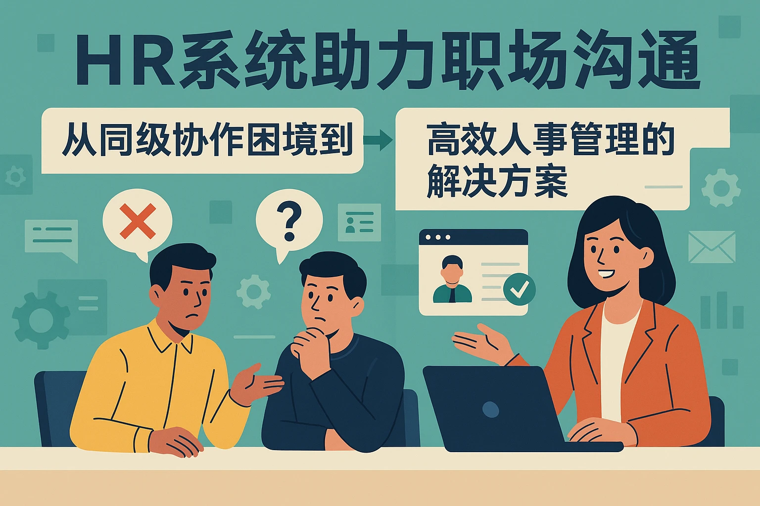 HR系统助力职场沟通：从同级协作困境到高效人事管理的解决方案